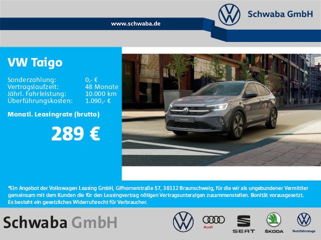 Volkswagen Taigo Style 1,0 l TSI *MATRIX*NAVI*ACC*R-KAM*SHZ