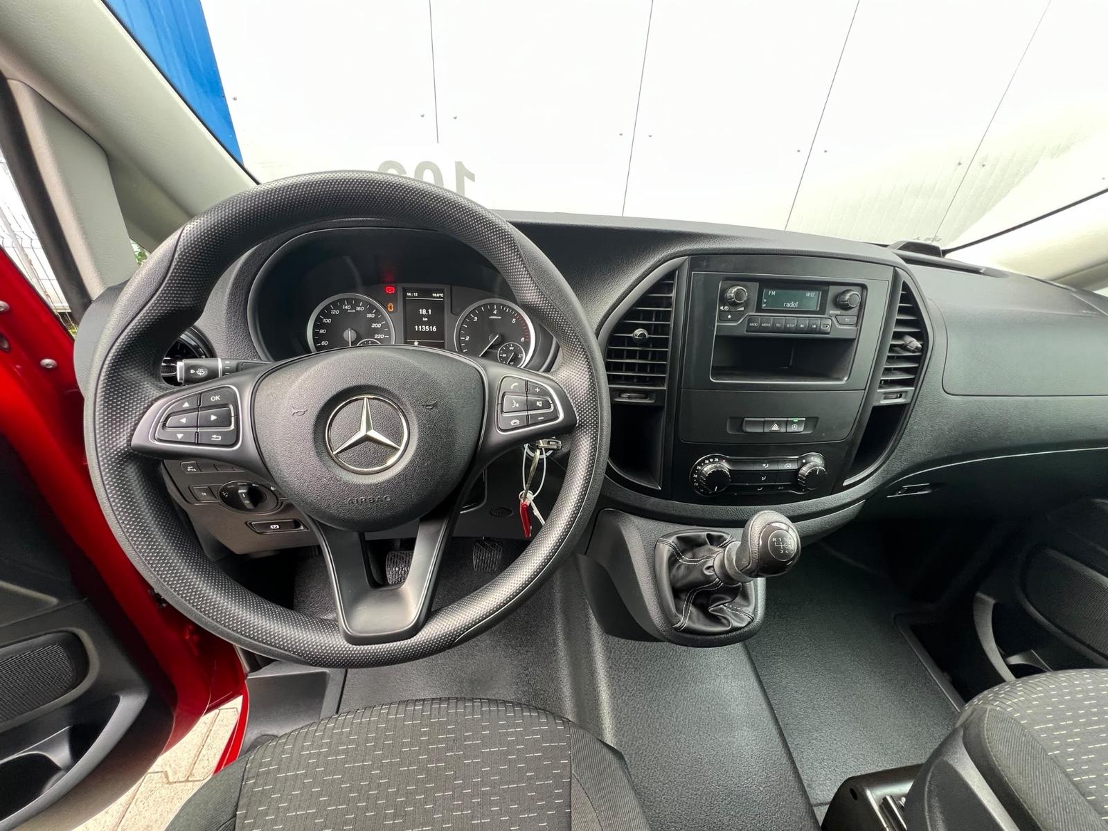 Mercedes-Benz Vito 110 KOMPAKT KLIMA TEMPOMAT 2-SITZE SCHRÄNKE, миниатюра 16