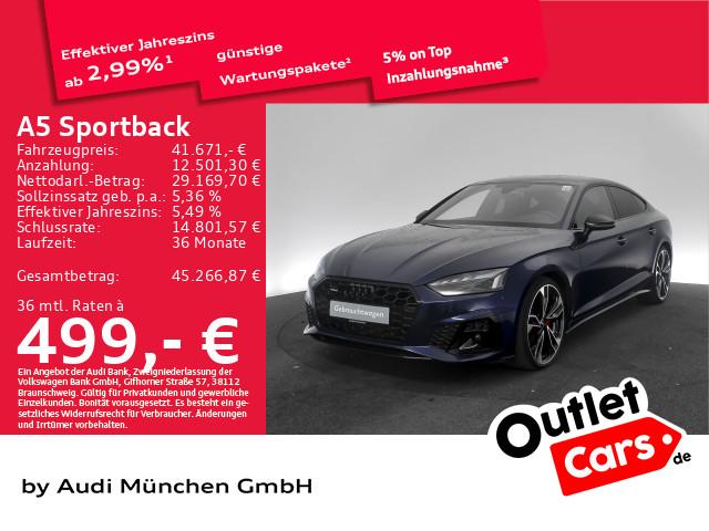 Audi A5 Sportback 40 TFSI qu S tronic S line HuDVir 2024