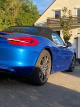 Porsche Boxster S 2.Hd. Scheckheft Blau/Beige TÜV Neu - Porsche Boxster in Wuppertal