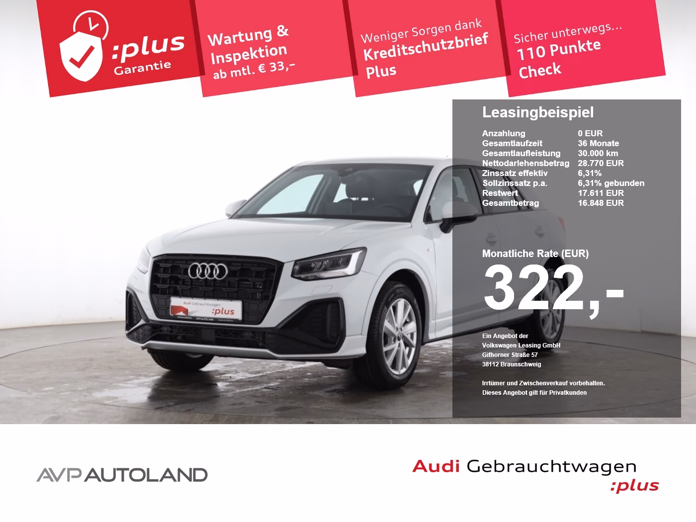 Audi Q2 35 TFSI S tronic S line MMI NAVI PLUS | AHK