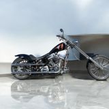 Harley-Davidson Langgabler ab 140,-/Mon. 210er, 97 Phon 2-Sitzer - CHOPPER LA