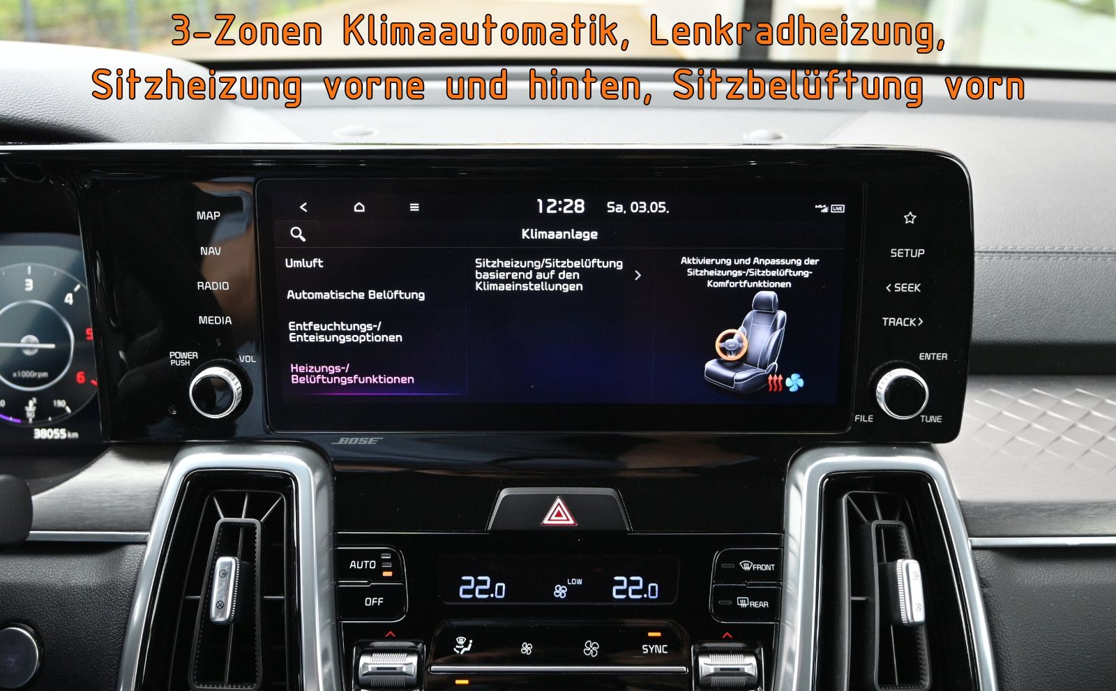 Fahrzeugabbildung Kia Sorento 2.2 CRDi AWD Platinum °AHK°7-SITZE°HUD°