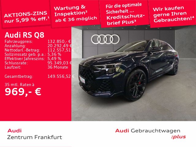 AUDI RSQ8 Quatt B&amp;O+HuD+PANO+AHK+MATRIX+SITZBELÜFTUNG