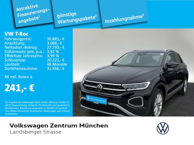 Volkswagen T-Roc 1.5 TSI STYLE AHK ACC LED+ Navi DSG