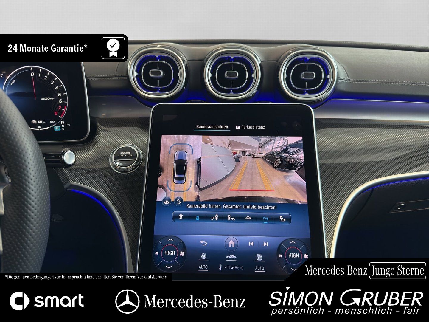 Fahrzeugabbildung Mercedes-Benz C 300 e AMG Pano HUD Burm 360 Sitzklima Massage