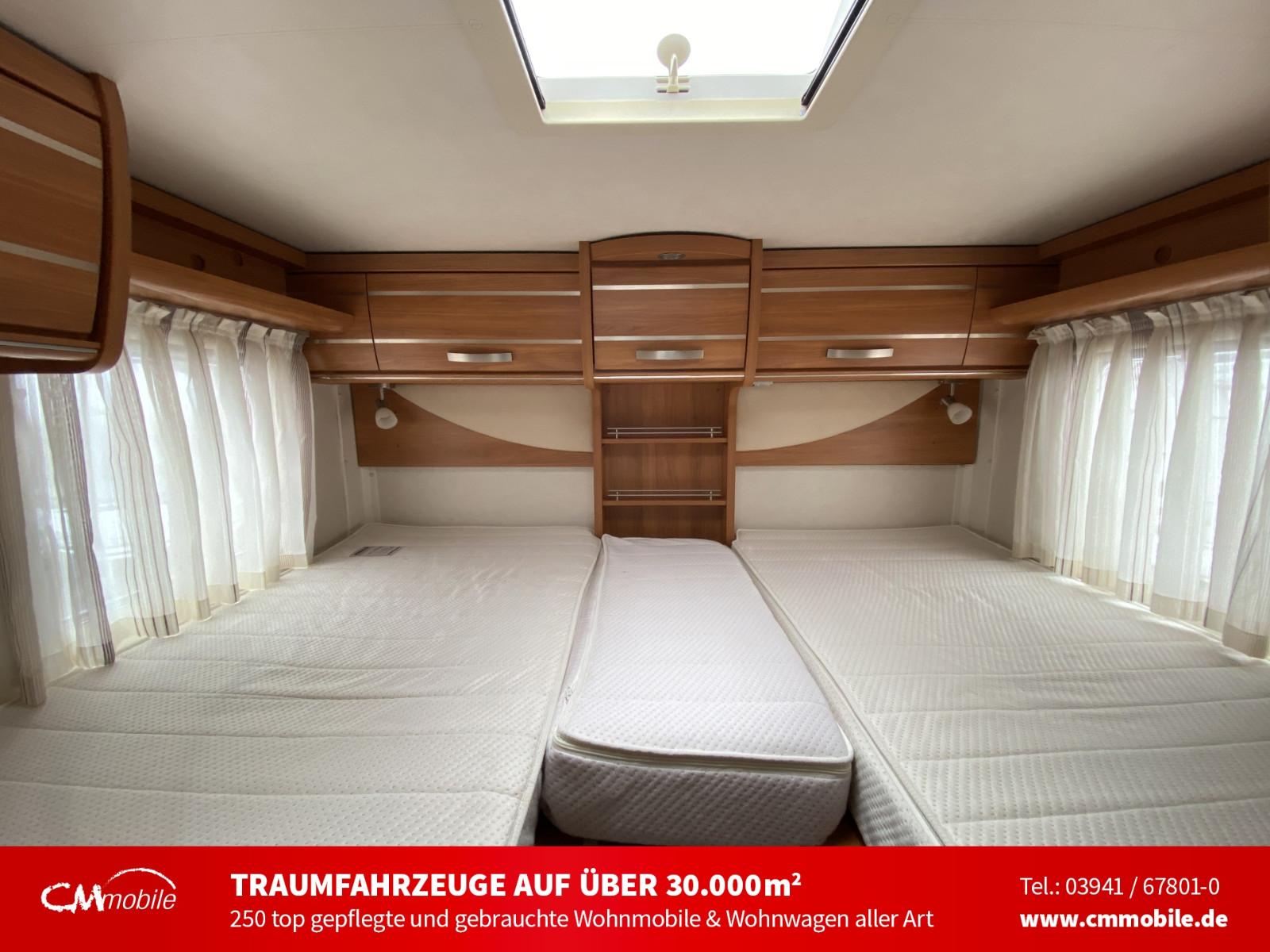 HYMER / ERIBA / HYMERCAR Exsis I 578 - Hub & Einzelbetten - Garage