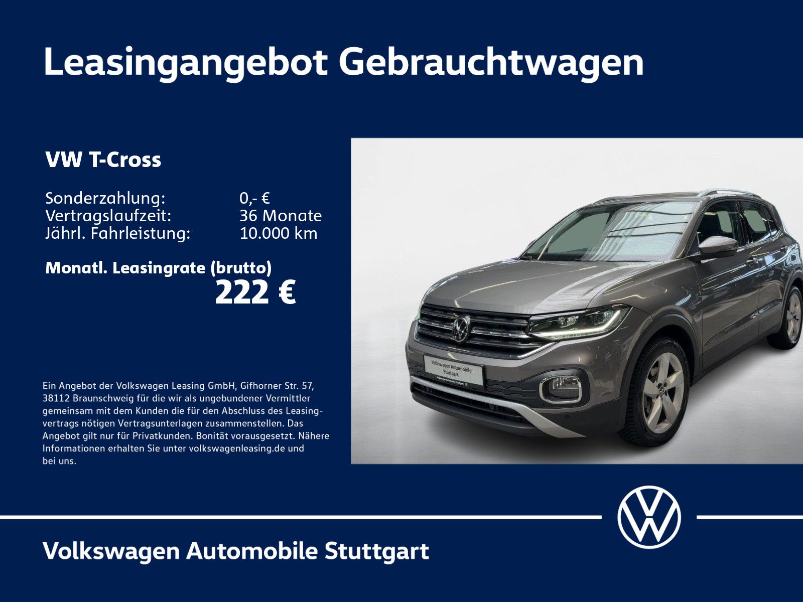 Volkswagen T-Cross 1.0 TSI Style Navi Tempomat