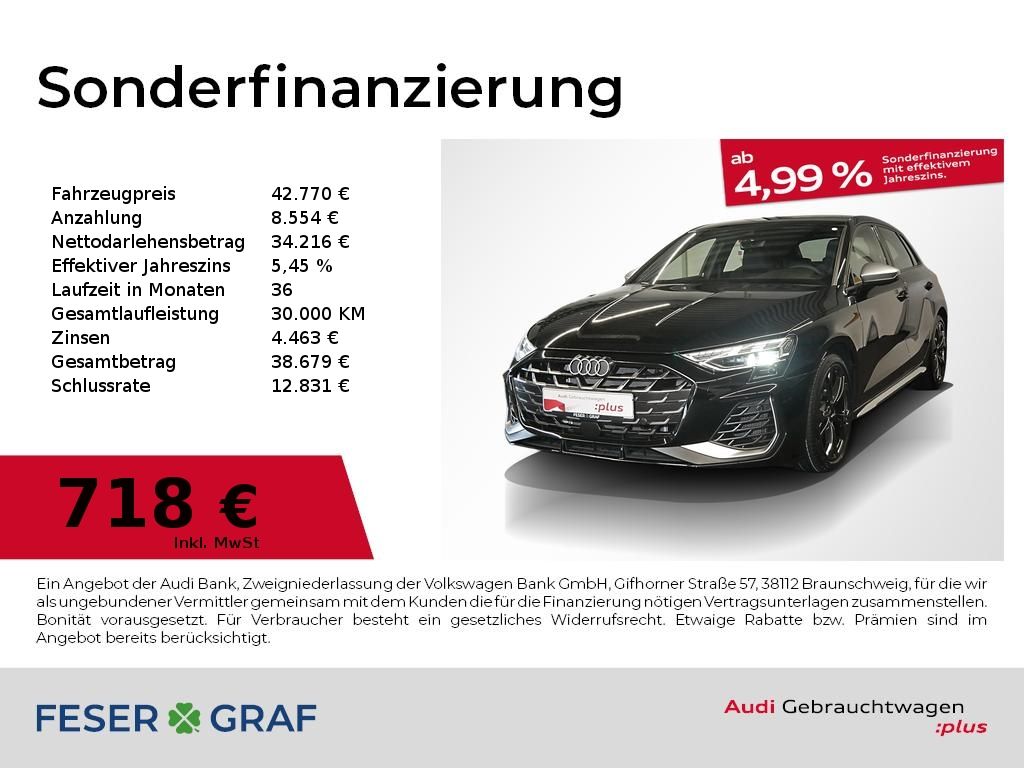 AUDI S3 Sportb. TFSI S tronic Navi Plus/Matrix/Kamera