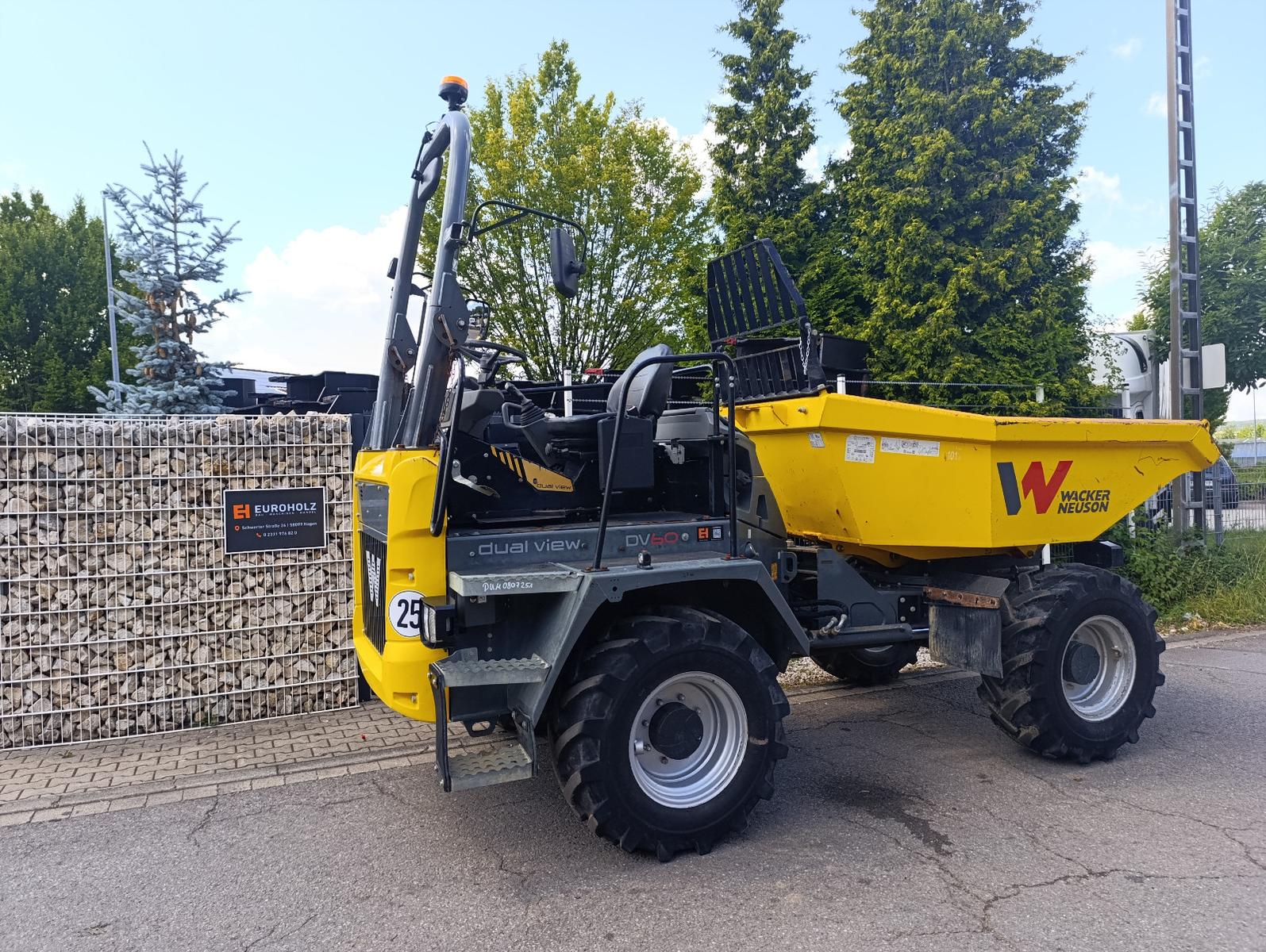 Wacker DV 60 Dual View 1551 Bh  Allrad Straßenzulasung