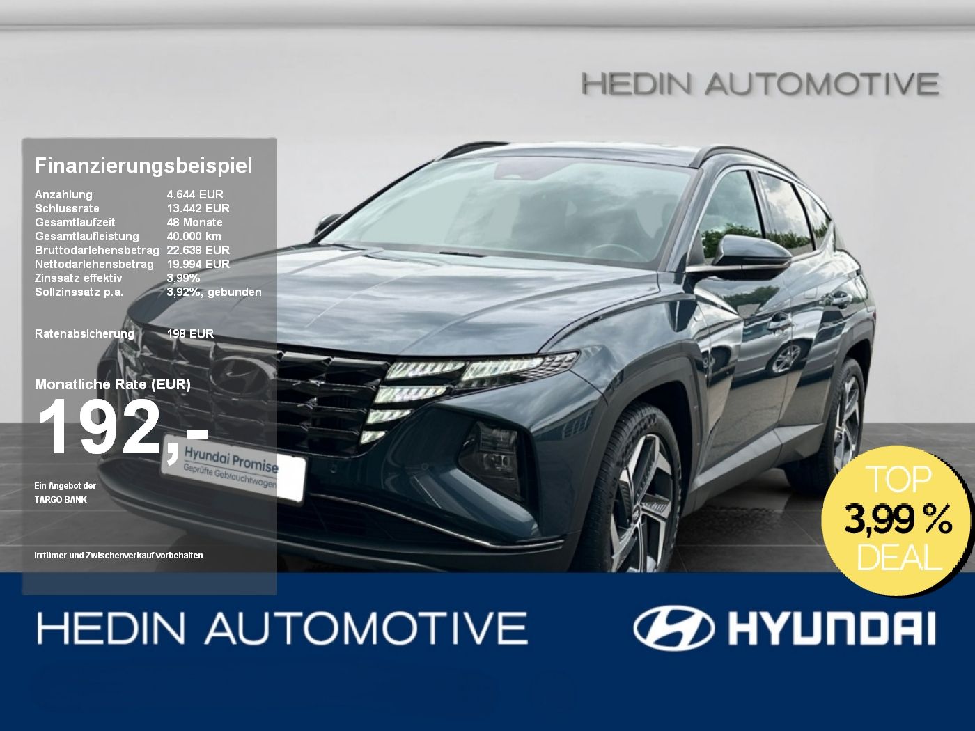 Hyundai Tucson 1.6 T-GDI Prime Mild-Hybrid 4WD LED|ACC|K