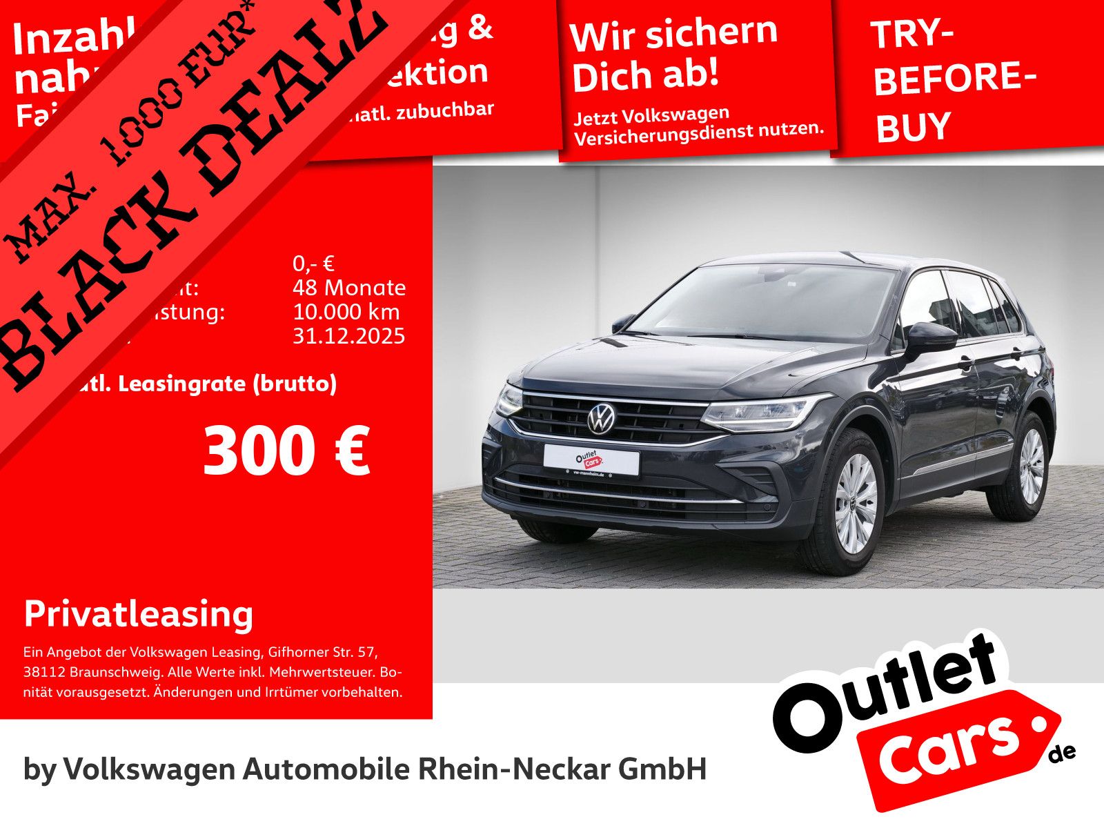 Volkswagen Tiguan 2.0 TDI Navi AHK LED uvm