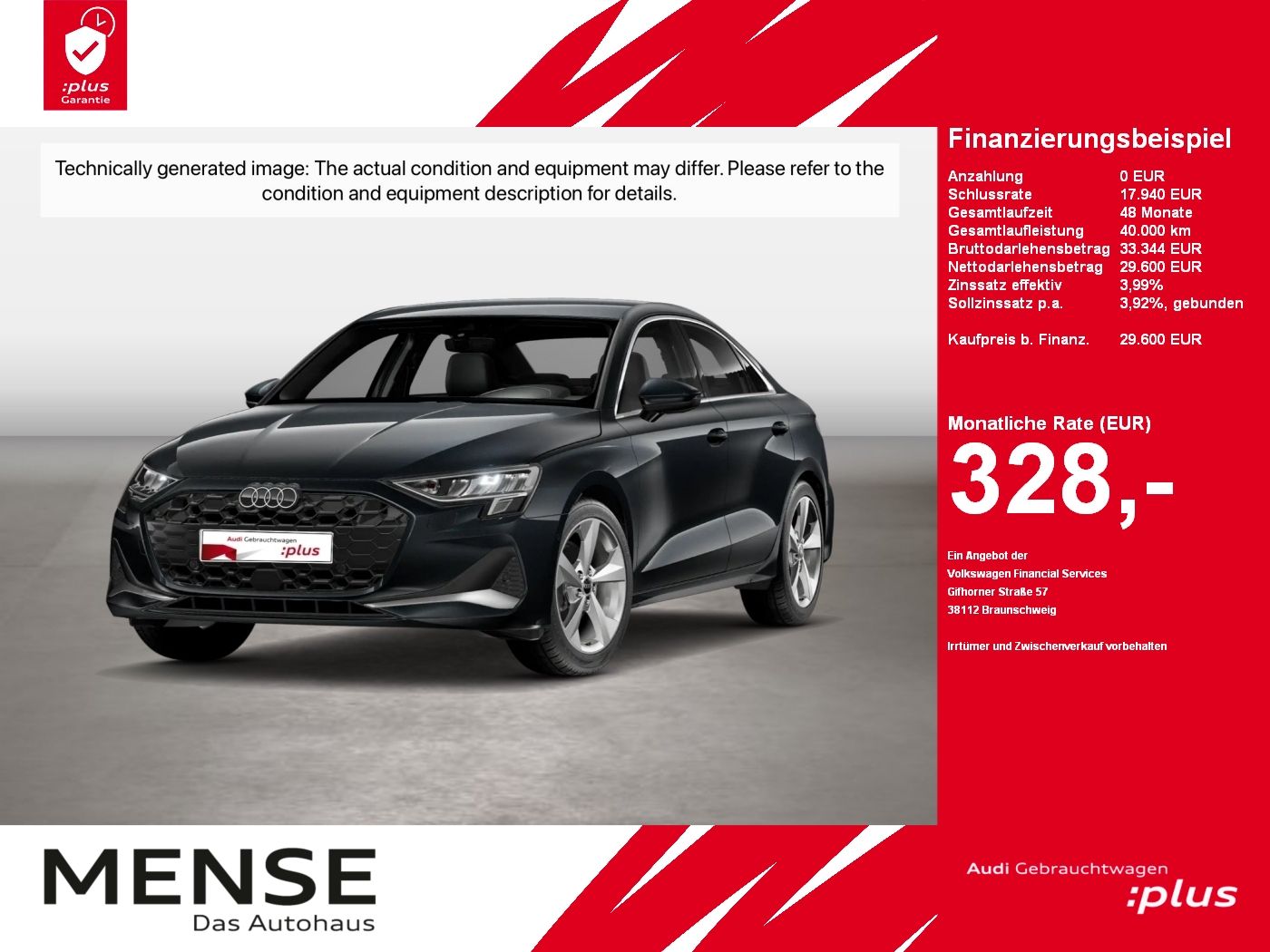 Audi A3 Limousine 35 TDI S tronic advanced ACC|Navi