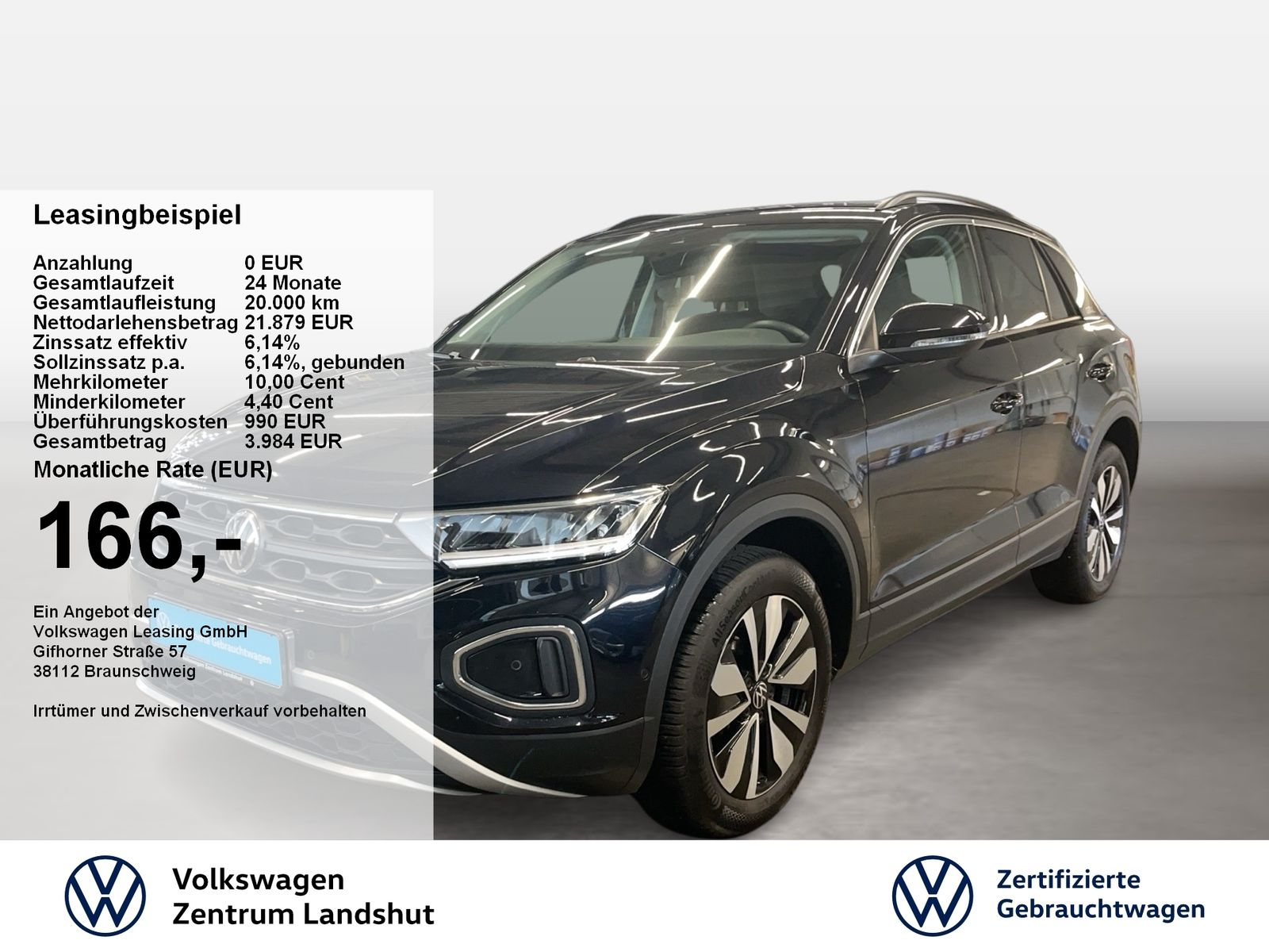 Volkswagen T-Roc 1.0 TSI Life Goal 2xKlima ACC DynLicht LED