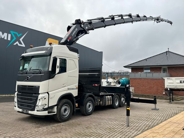 Volvo FH500 8X4 Kran HIAB X-HiPro858E-8 & Jib150x-6