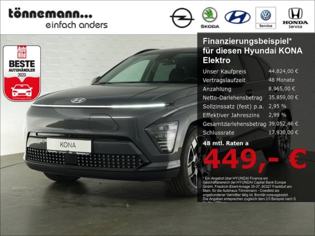 Hyundai KONA Elektro PRIME 65,4 kWh+VOLL LED+NAVI+360 GR