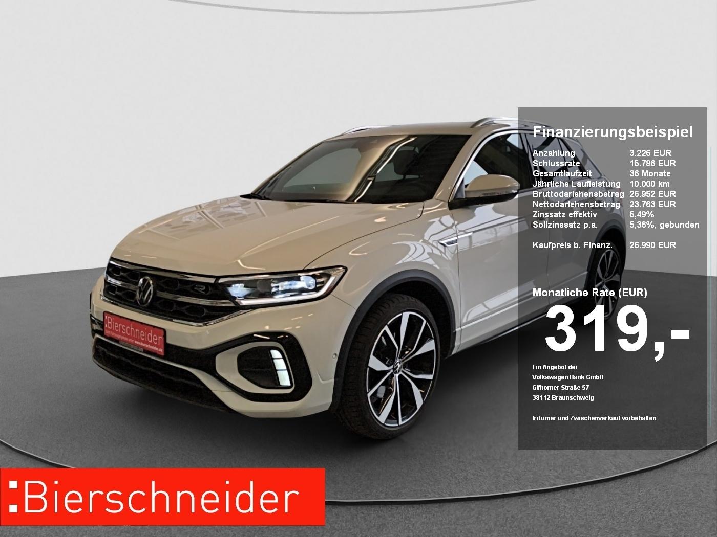 Volkswagen T-Roc 1.5 TSI DSG R-Line NAVI+LED+AHK+ACC+RFK