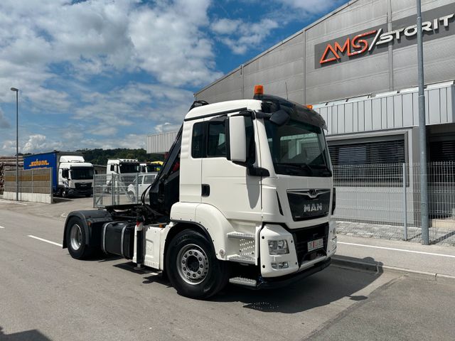 MAN TGS 18.420 4X2 BLS mit Kran HIAB 125-3