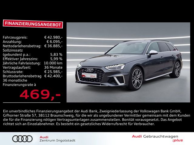 Audi S4 Avant TDI qu S-Sitze AHK ACC LED NAVI KAM 19"