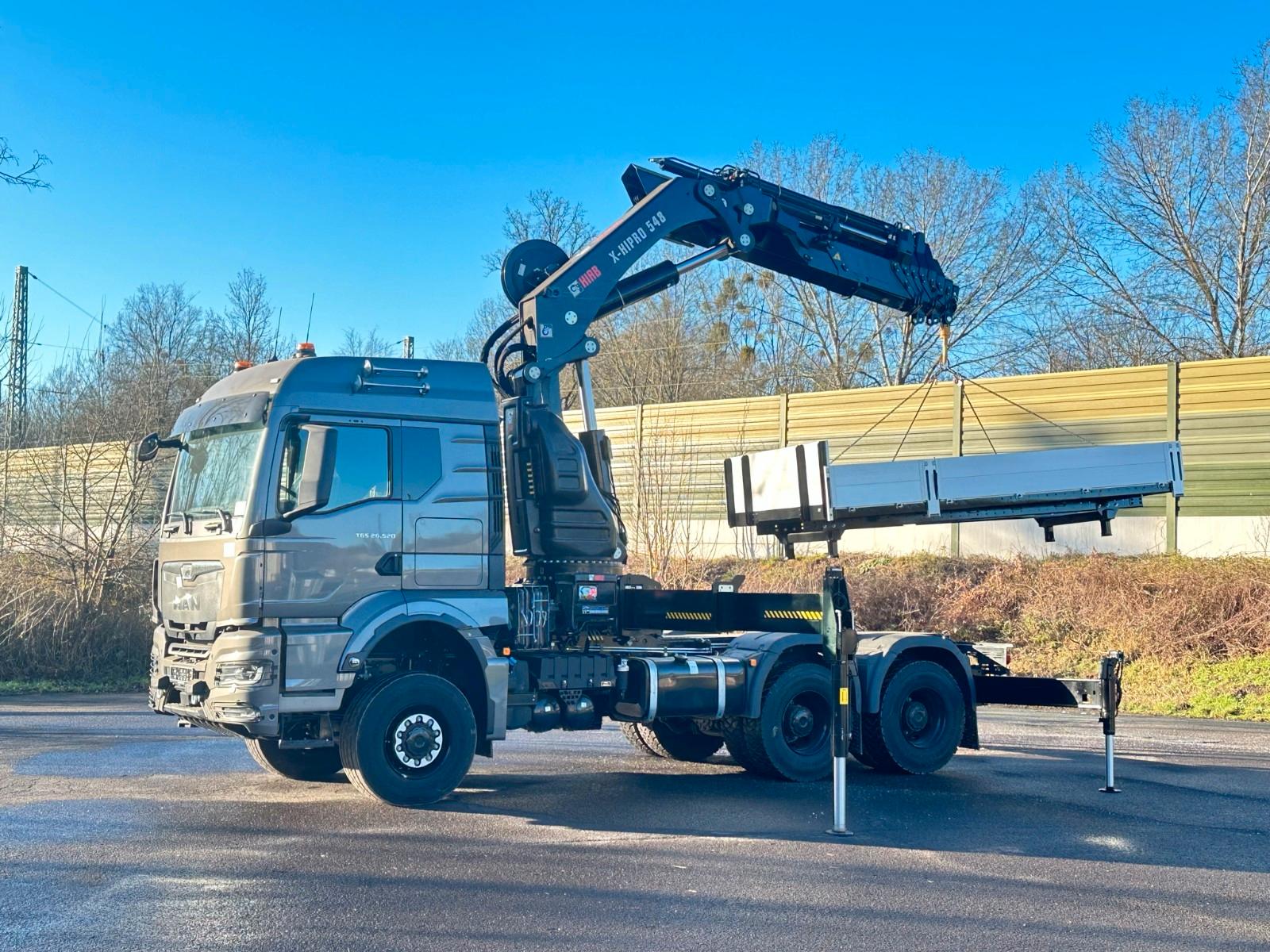 MAN TGS 33.520 6x6 Kran Hiab 302-6 + Jib-4