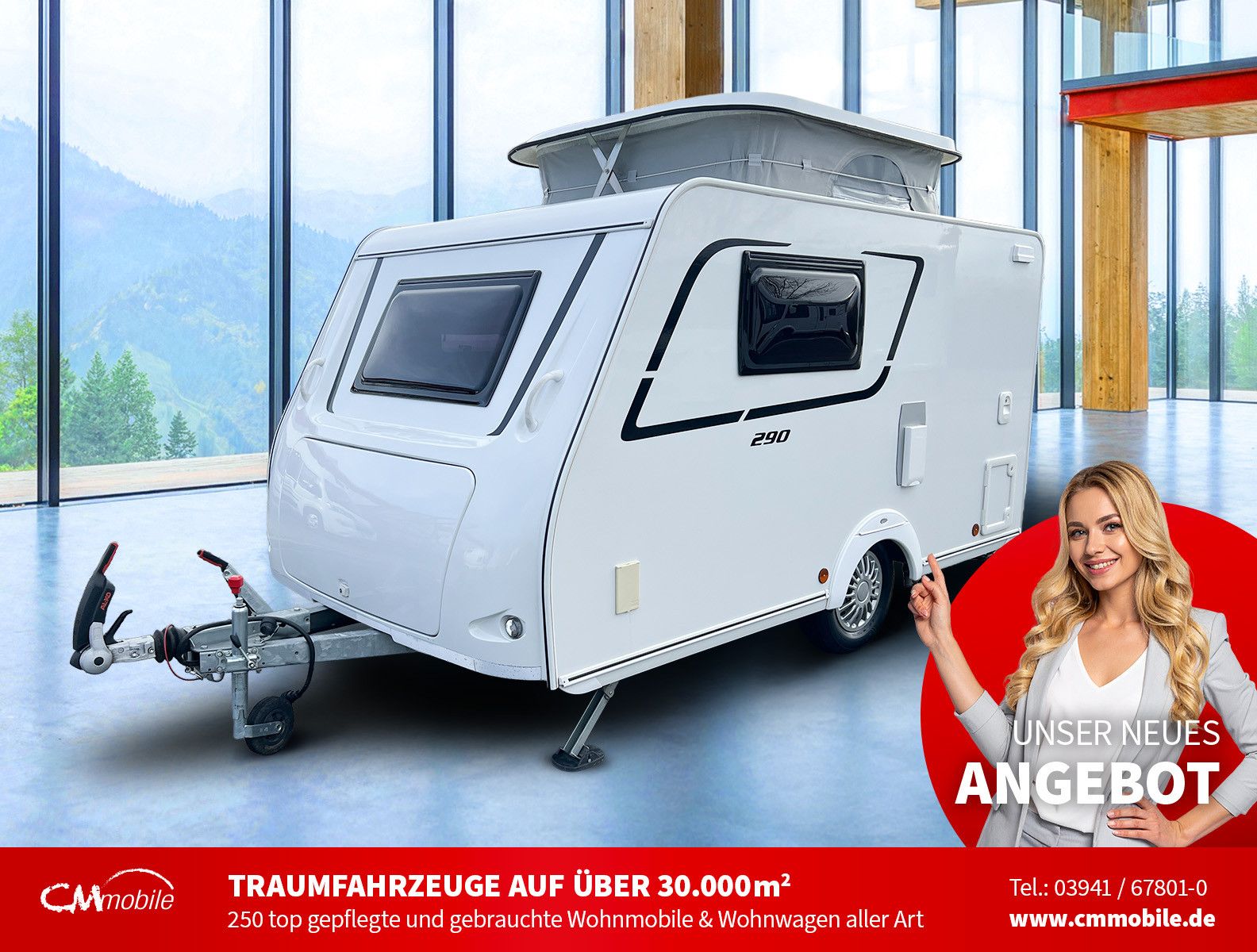 Trigano
 Mini Freestyle 290 Silver - Garagentauglich -
