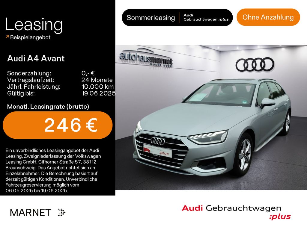 Audi A4 Avant Advanced 40 TFSI*Navi*LED*AHK*PDC*Pano*