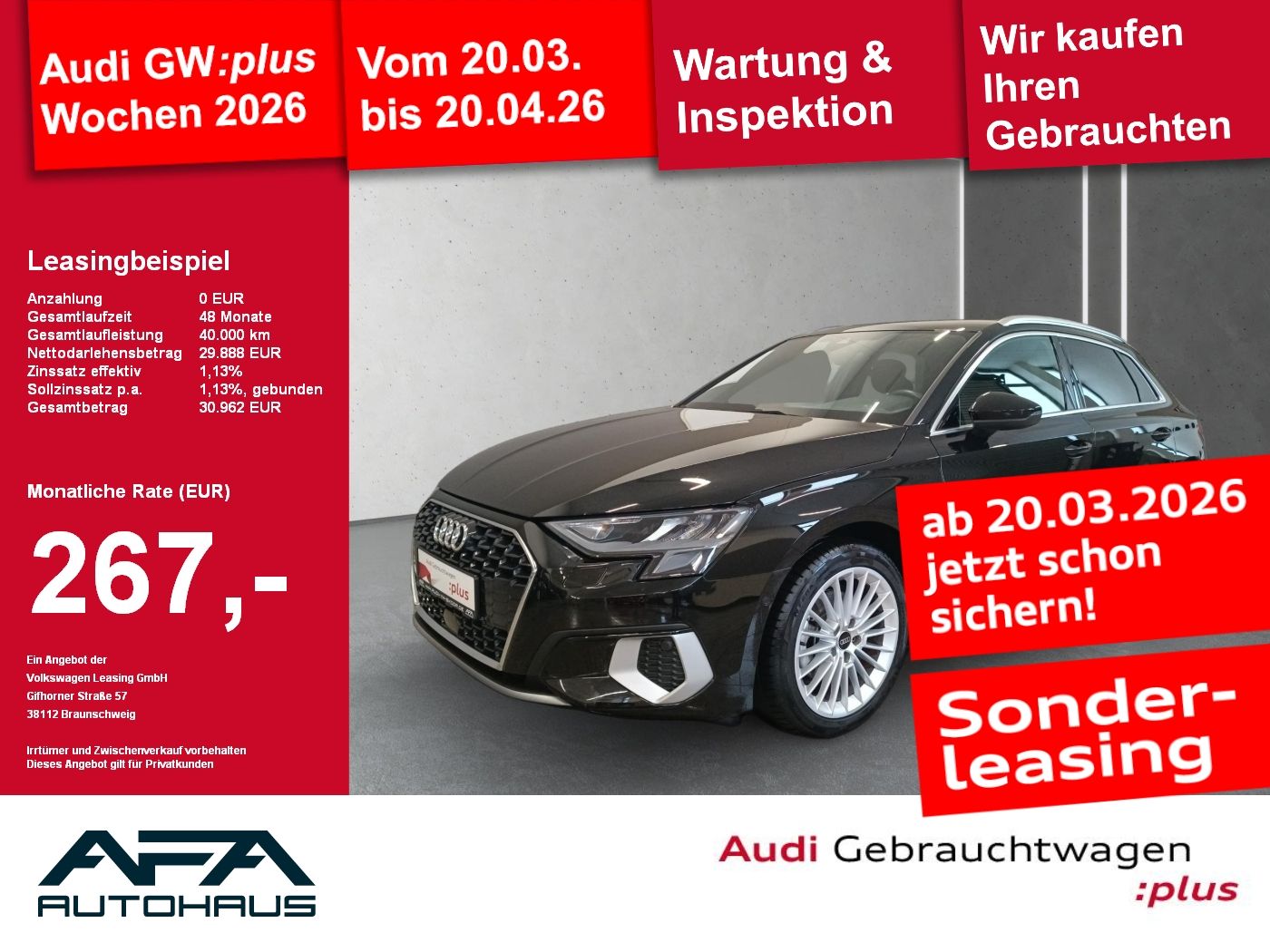 Audi A3 Sportback 35 TFSI Advan. S tr. AHK*Smart.Int