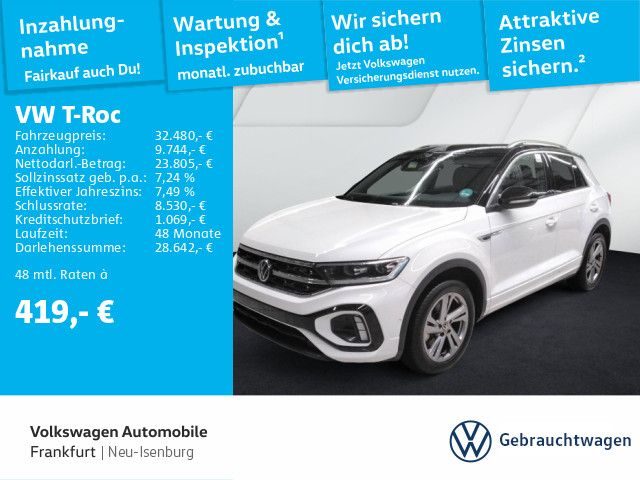 Volkswagen T-ROC 2.0 TDI DSG R-Line Navi LED Heckleuchten S