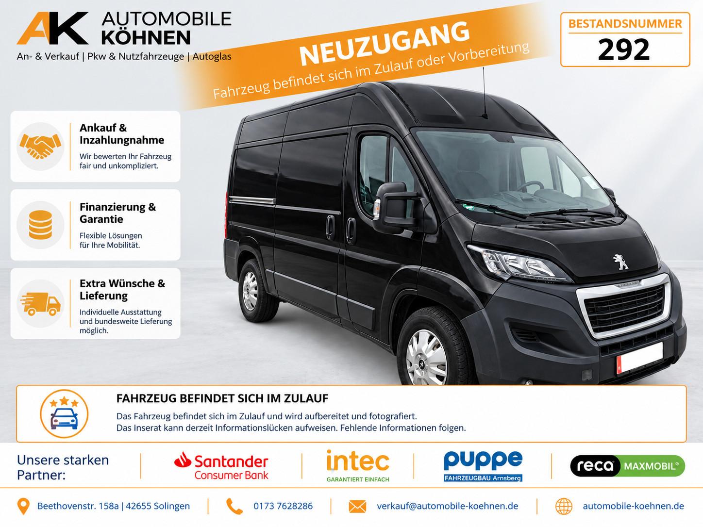 Peugeot Boxer L2H2 2x VORHANDEN / AHK / NAVI / REGAL /