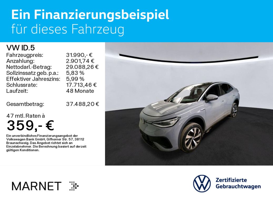 Volkswagen ID.5 Pro Performance Navi Wärmep. IQ-Light AHK foto 2