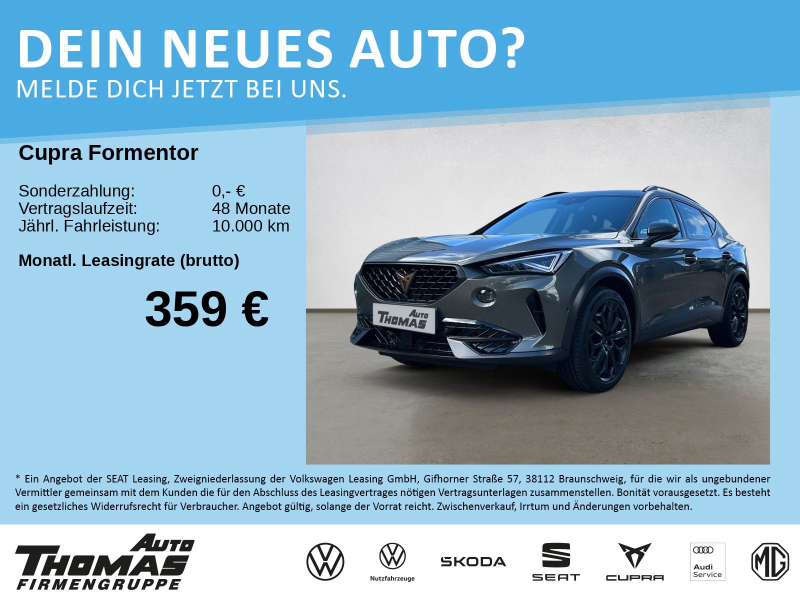 Cupra Formentor VZ Tribe Edition 2.0TSI DSG 245PS