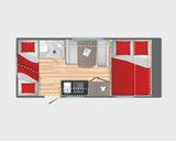 Sterckeman 490 PE Sport Edition Stockbetten Arctic Paket - Sterckeman Sport Edition