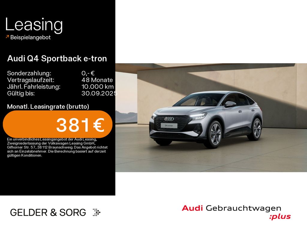 Audi Q4 Sportback e-tron 45 S line ACC*HuD*Kamera*VC+