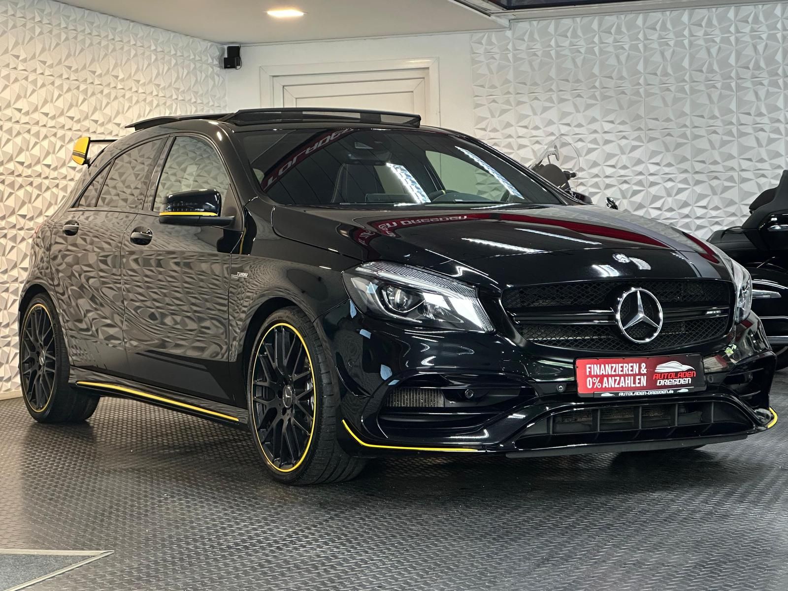 MERCEDES-BENZ A45 AMG 4M AERO YELLOW NIGHT ED H&K#PANO#CAM - Image 2