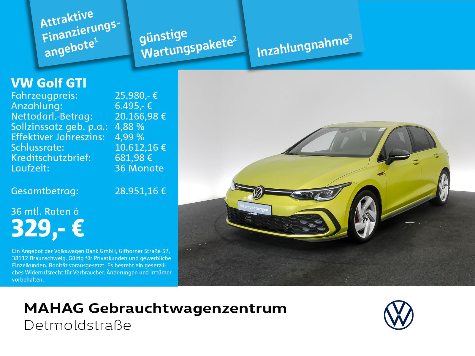 Volkswagen Golf VIII GTI 2.0 TSI BlackStyle Navi LED+ ACC 1