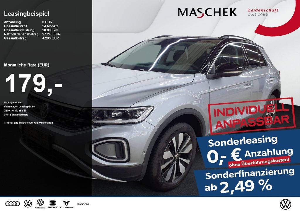 Volkswagen T-ROC Goal 2.0 TDI Sonderleasing! AHK Navi RearV