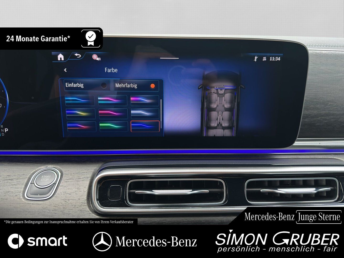 Fahrzeugabbildung Mercedes-Benz EQV 300 AVANTGARDE Lang Pano 6 Sitze facelift