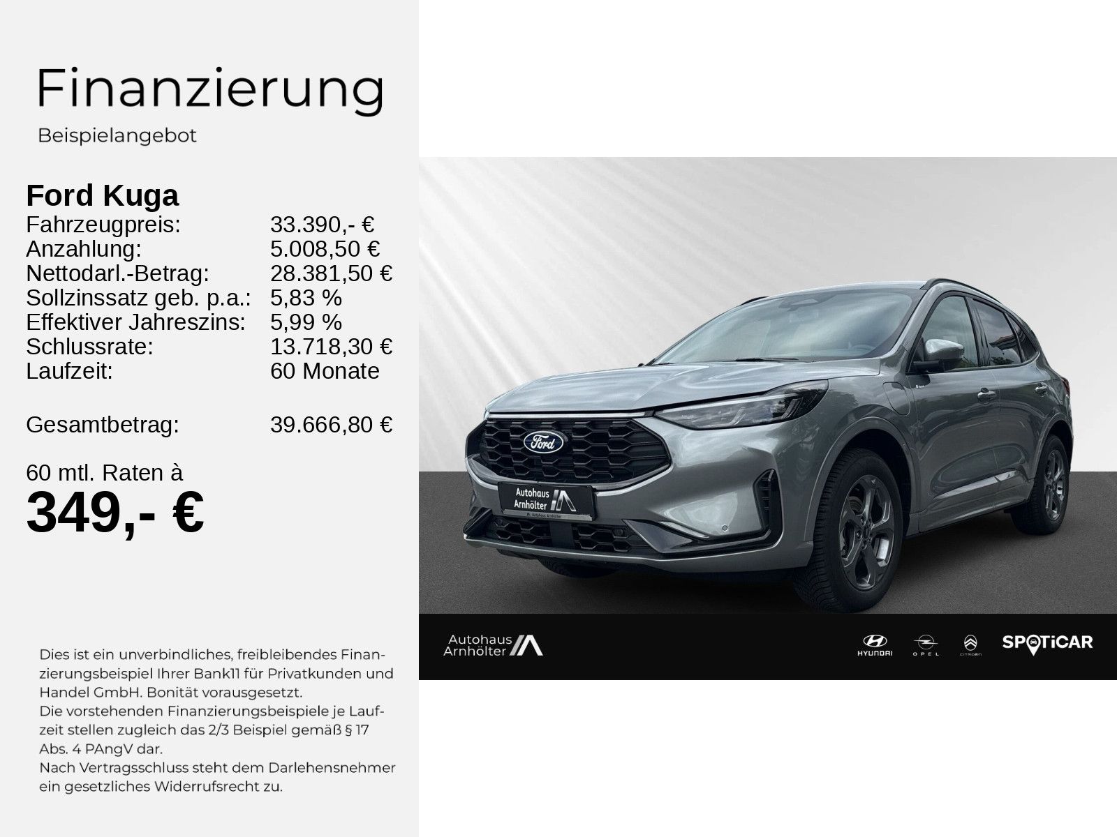 Ford Kuga 2.5 Duratec Plug-in-Hybrid PHEV ST-Line+FHZ imagem 2