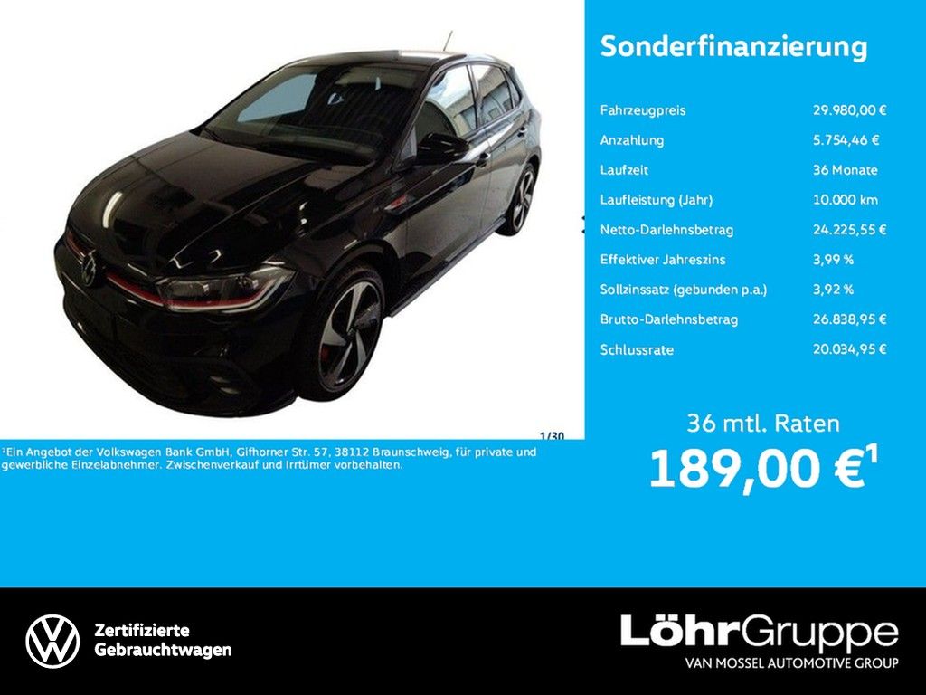 Volkswagen Polo GTI 2.0 TSI DSG Navi, Rear-View