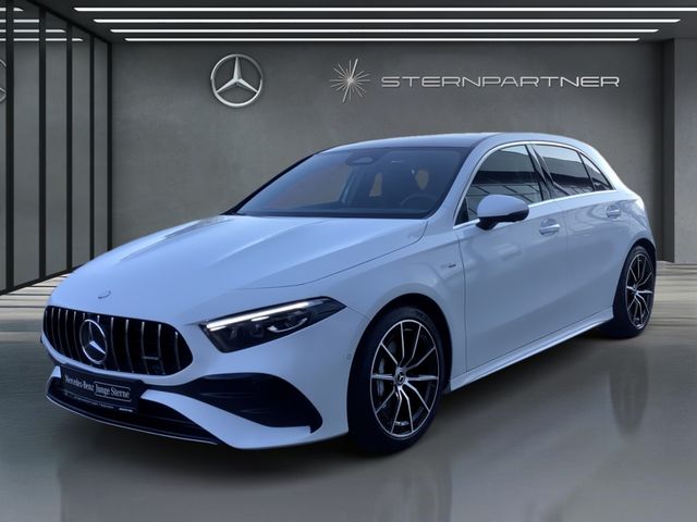 MERCEDES-BENZ A 35 AMG 4M PANO+DISTRONIC+360°+LeasAb485,-Net