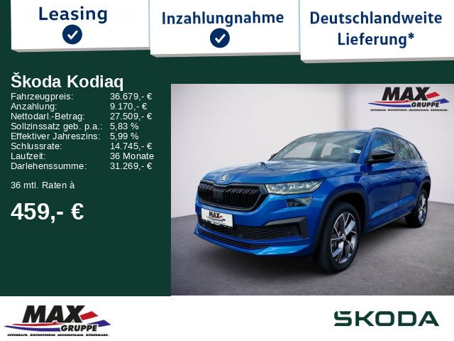 Kodiaq Sportline +MATRIX-LED+KAMERA+MEMORY+CPLAY