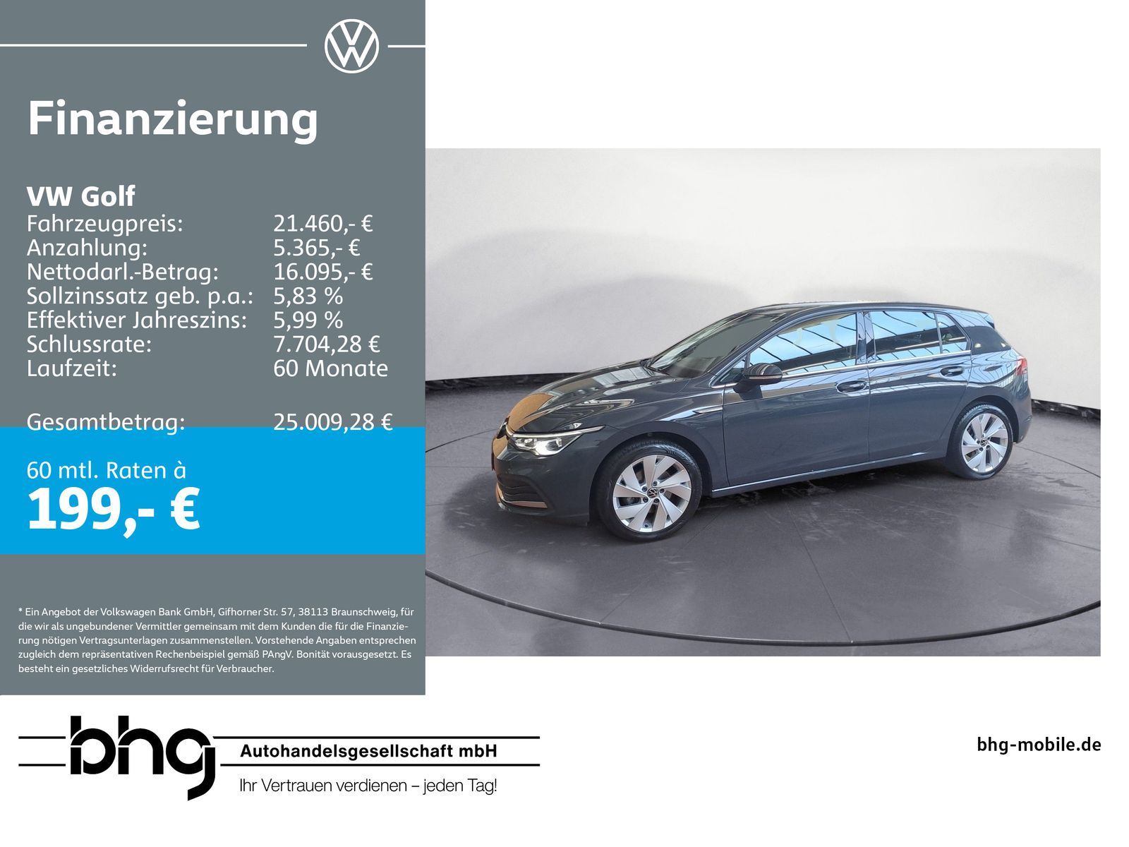 Volkswagen Golf Style 1.5 eTSI DSG *NAVI*ACC*APP-CONNECT*