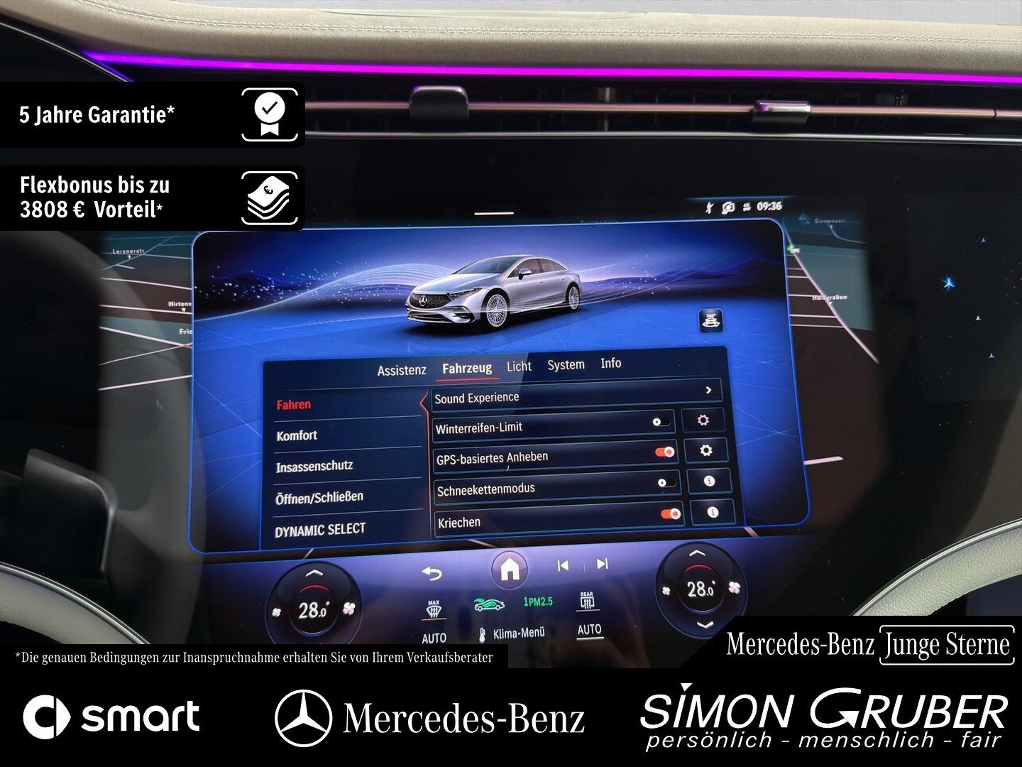 Fahrzeugabbildung Mercedes-Benz EQS 450+ AMG Pano Hyper HUD HAL Massage Sitzklim