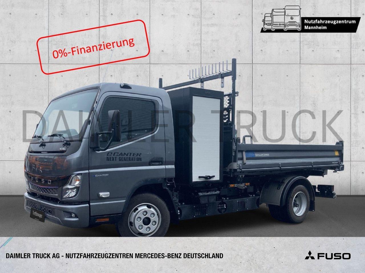 FUSO Mitsubishi eCanter 7C18 M-Bat Meiller Kipper