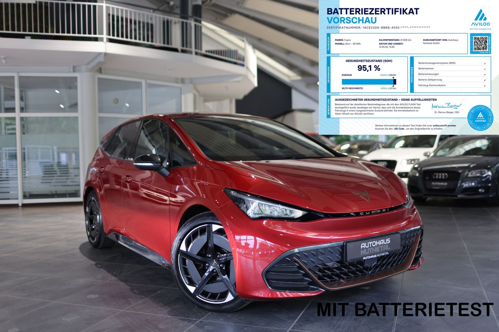 CUPRA Born 62 kWh 20-ZOLL / DINAMICA-PAKET / FULL LINK