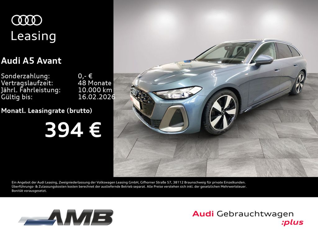 A5 Avant S line TFSI AHK/Matrix/Tech plus/05.30G
