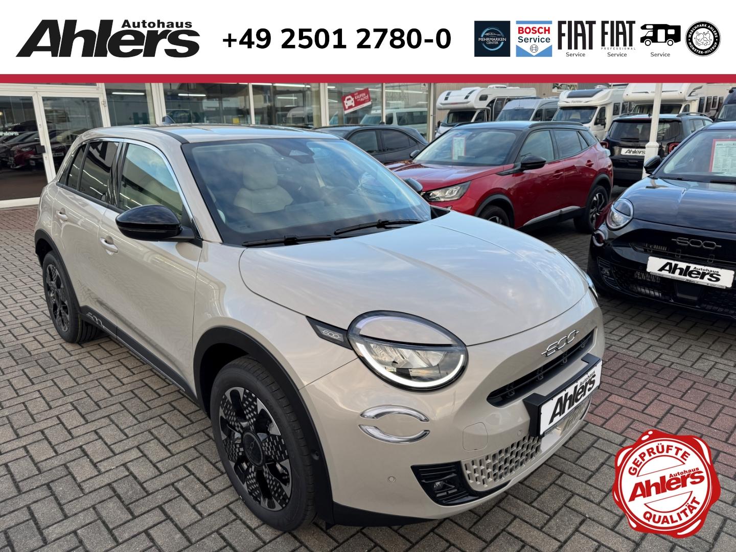 Fiat 600 La Prima+AUTOMATIK+LEDERBRAUN+NAVI+KAMERA+SH