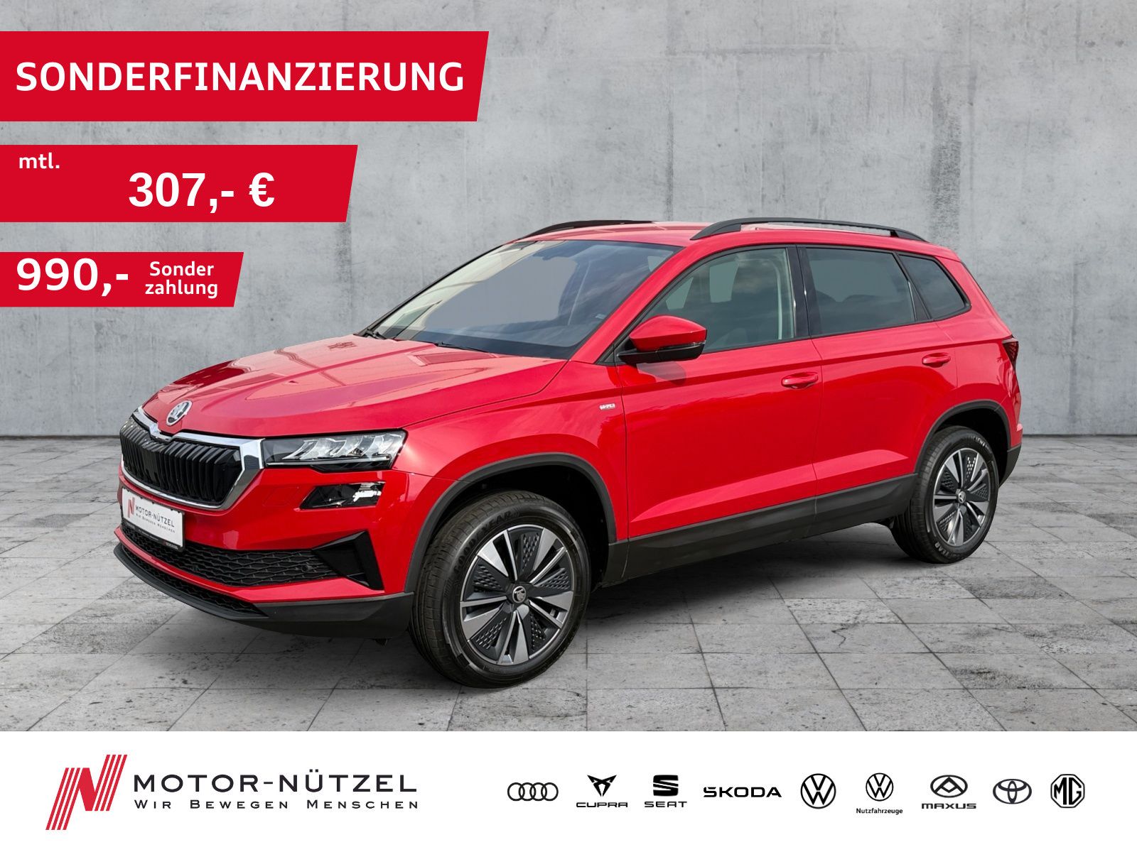 Skoda Karoq 1.5TSI DSG TOUR 5JG+LED+NAV+SHZ+RFK+AHK+VC
