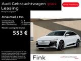 Audi A6 Sportback e-tron S line Tech plus AHK - weiße Audi A6 e-tron