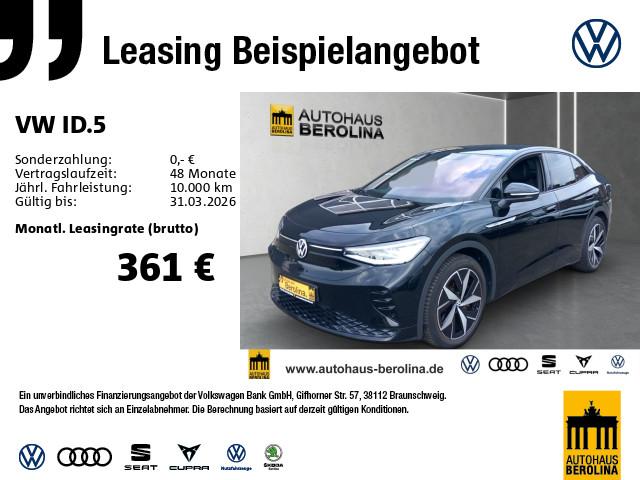 Volkswagen ID.5 GTX *IQ-MATRIX*AHK*ACC*AR-HuD*R-CAM*WärmeP*